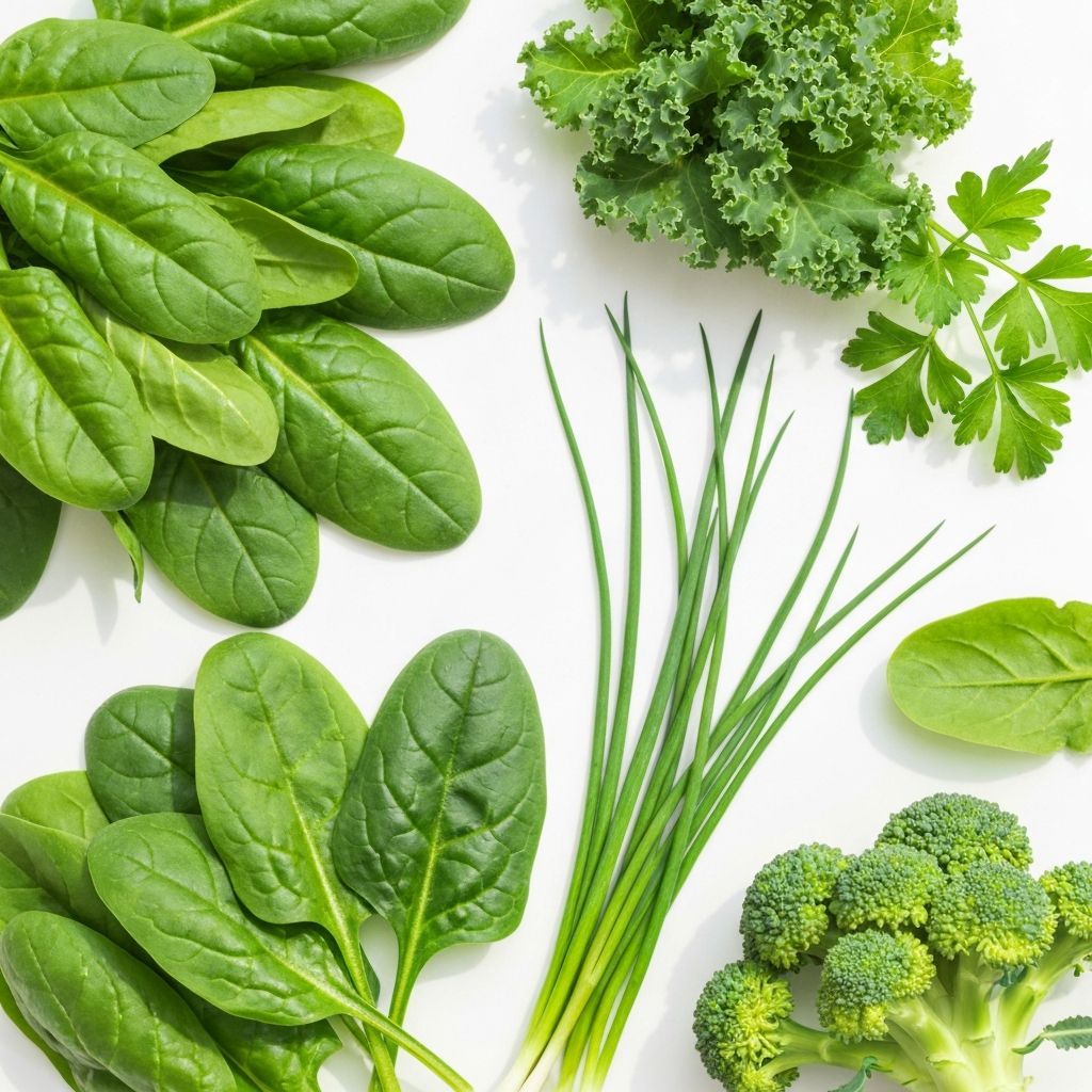 Frisches Blattgemüse